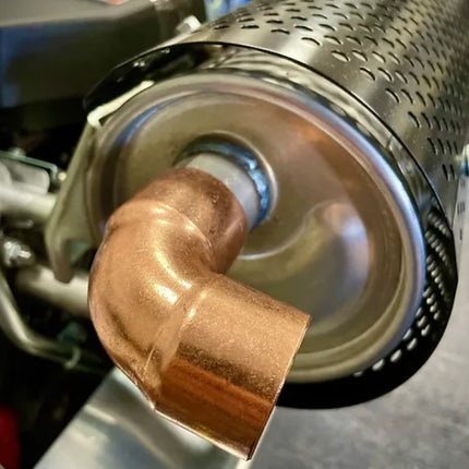 Honda Muffler Directional Angle - Copper