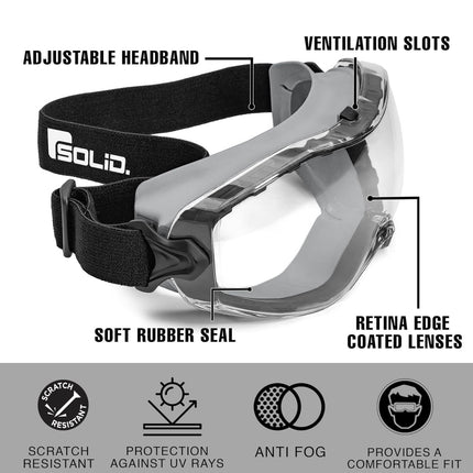 Anti-Fog Safety Goggles