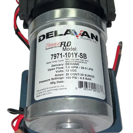 Delavan 7GPM 100PSI 12 Volt BLEACH RATED Soft Wash Pump