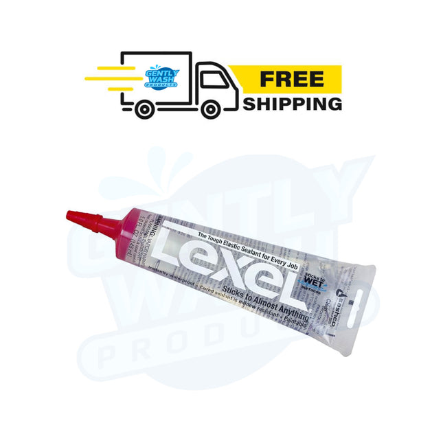 5oz Sealants Clear Lexel Adhesive Caulk, 5-Ounce