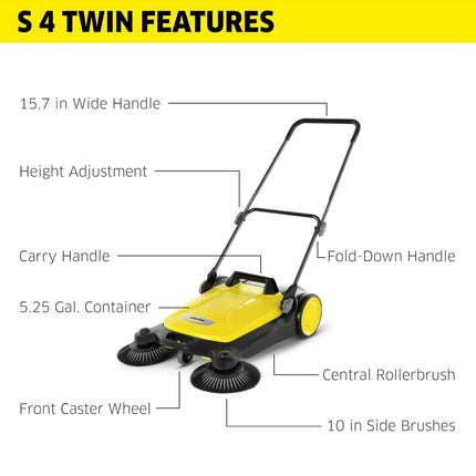 S 4 Twin Push Sweeper