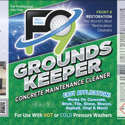 F9 Groundskeeper Industrial Concrete Maintenance Cleaner