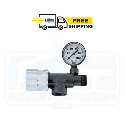 Pressure Regulator Valve With Gauge